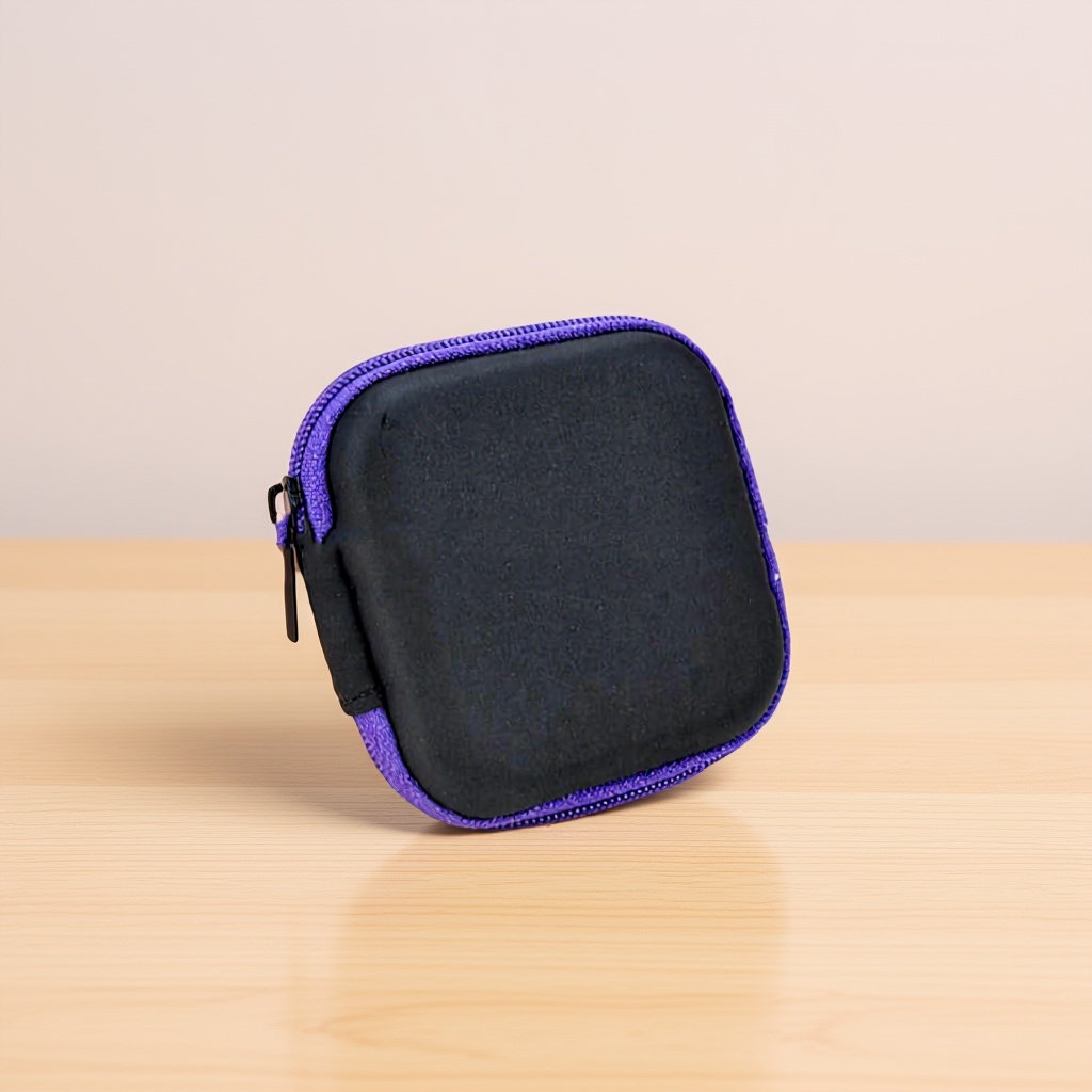 Headphone Case Hard - 5 buah Kotak Penyimpanan Earbud Mini,