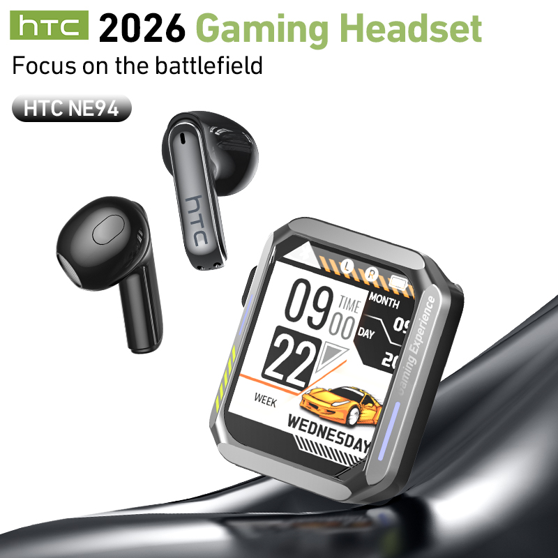 Wireless Earbuds Tws - Headset TWS Gaming HTC NE94 dengan