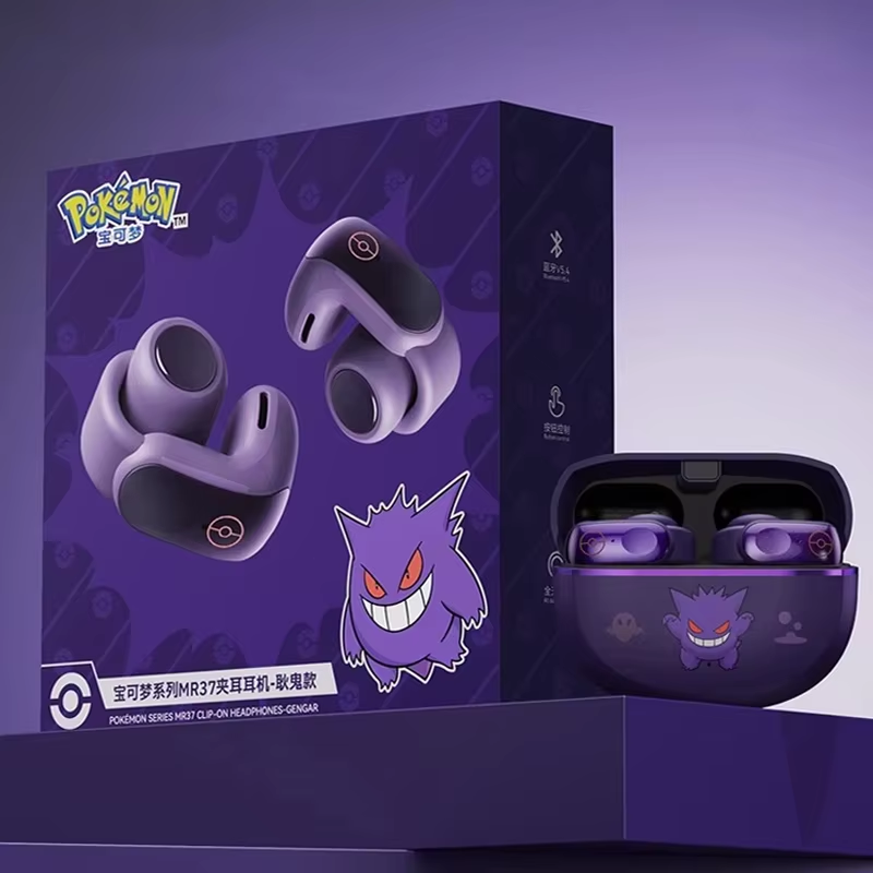 Bluetooth Headset On Ear - Headset Bluetooth Gengar, Model Jepit Telinga,