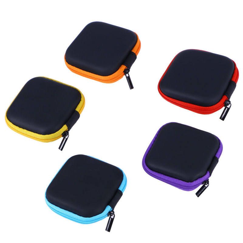 5 buah Kotak Penyimpanan Earbu - Headphone Case Hard ulasan dan harga