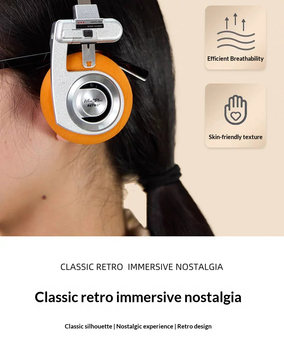 2026 WhatPlus RETRO R3 Earphon - Bluetooth Headset On Ear ulasan dan harga
