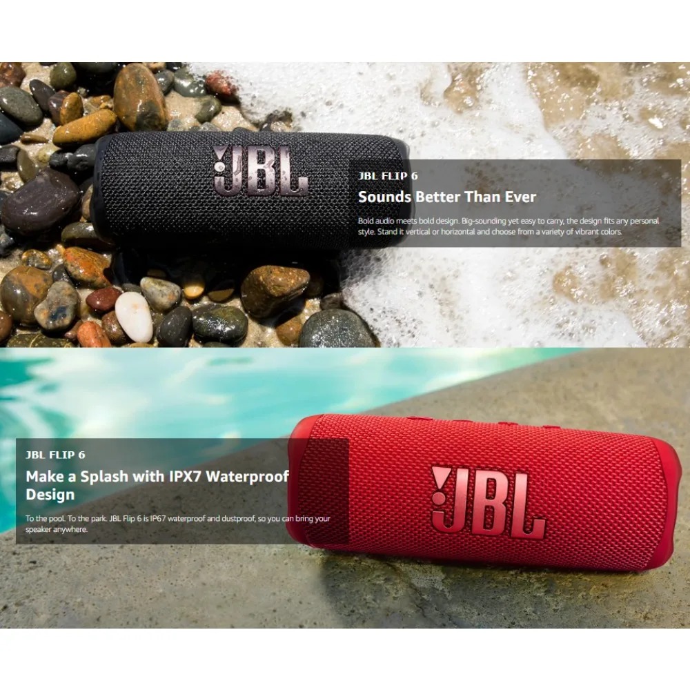 Speaker Bluetooth JBL FLIP6 un - Jbl Speaker Flip 6 ulasan dan harga