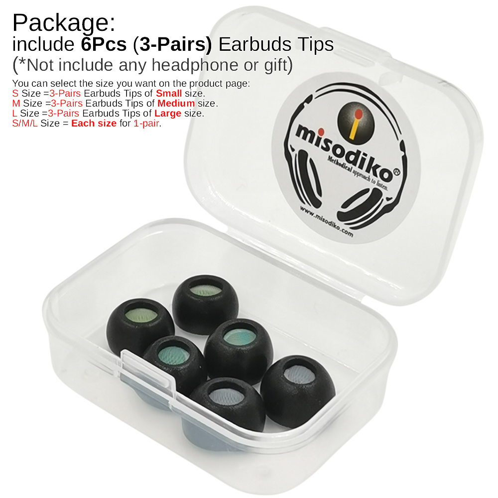 Misodiko Pengganti Eartips Bus - Earphone Foam Tip ulasan dan harga