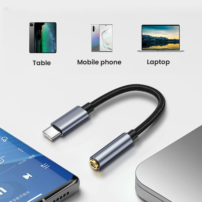 Adaptor Jack Headphone USB C,  - Audiophile Headphone Wired ulasan dan harga